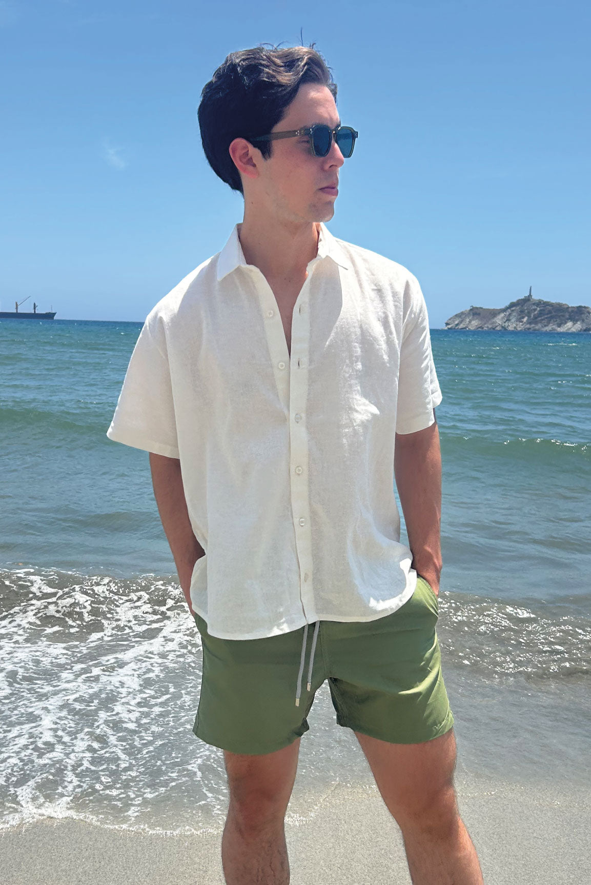 Pantaloneta Verde Man