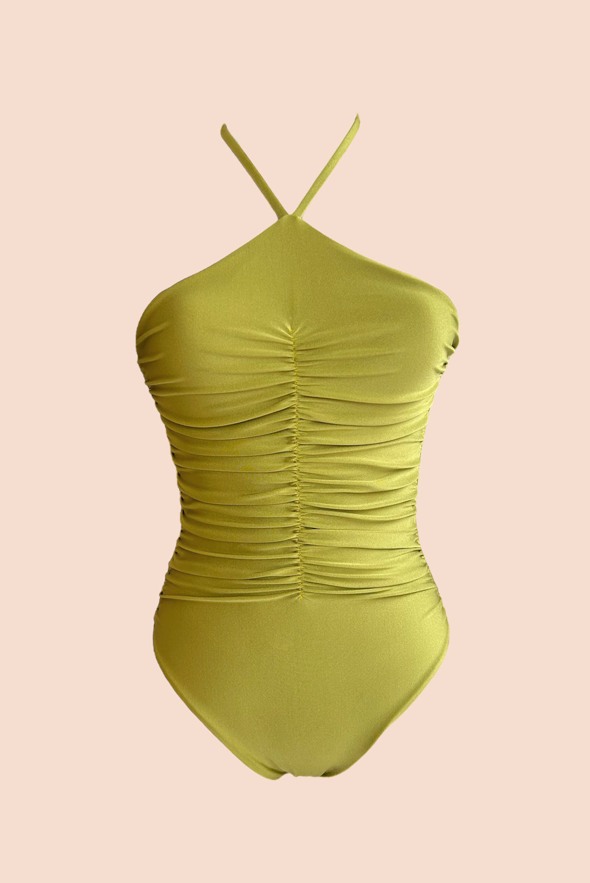 Verde Pistacho One Piece Halter