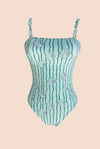 Coral One Piece Strapless