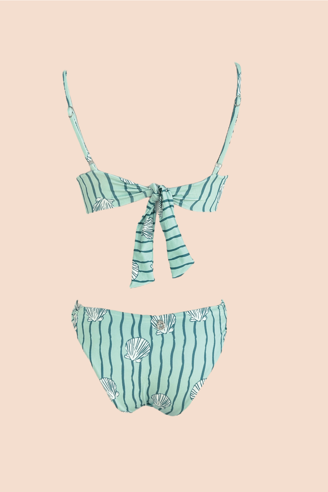 Coral Bottom Drapeado