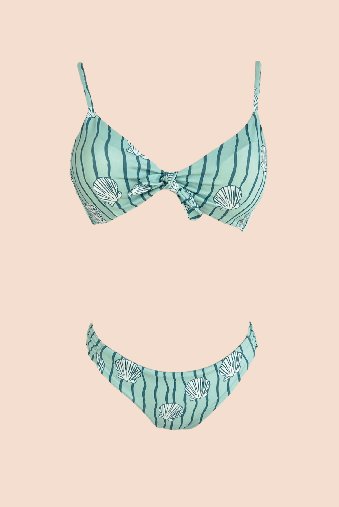 Coral Top Lazo Frontal