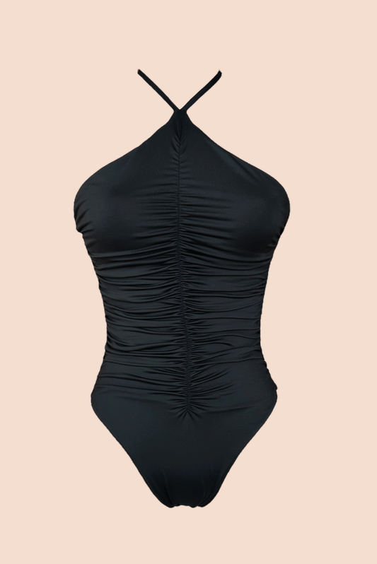 Negro One Piece Halter