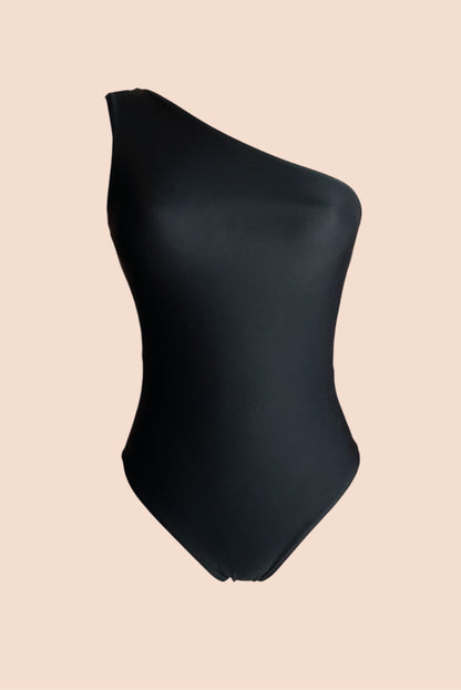 Nero One Piece Escote Asimétrico