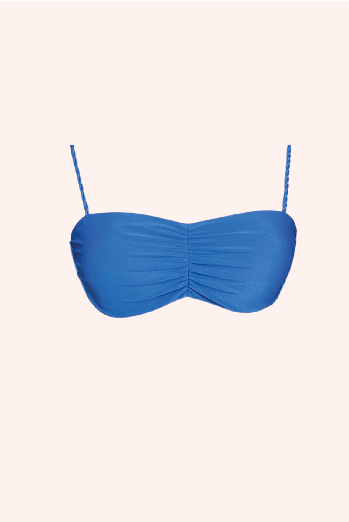 Bleu Top Fruncido